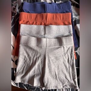 SOLD! Forever 21 Biker Shorts Lot of 4 Womens Medium Stretch High Waist